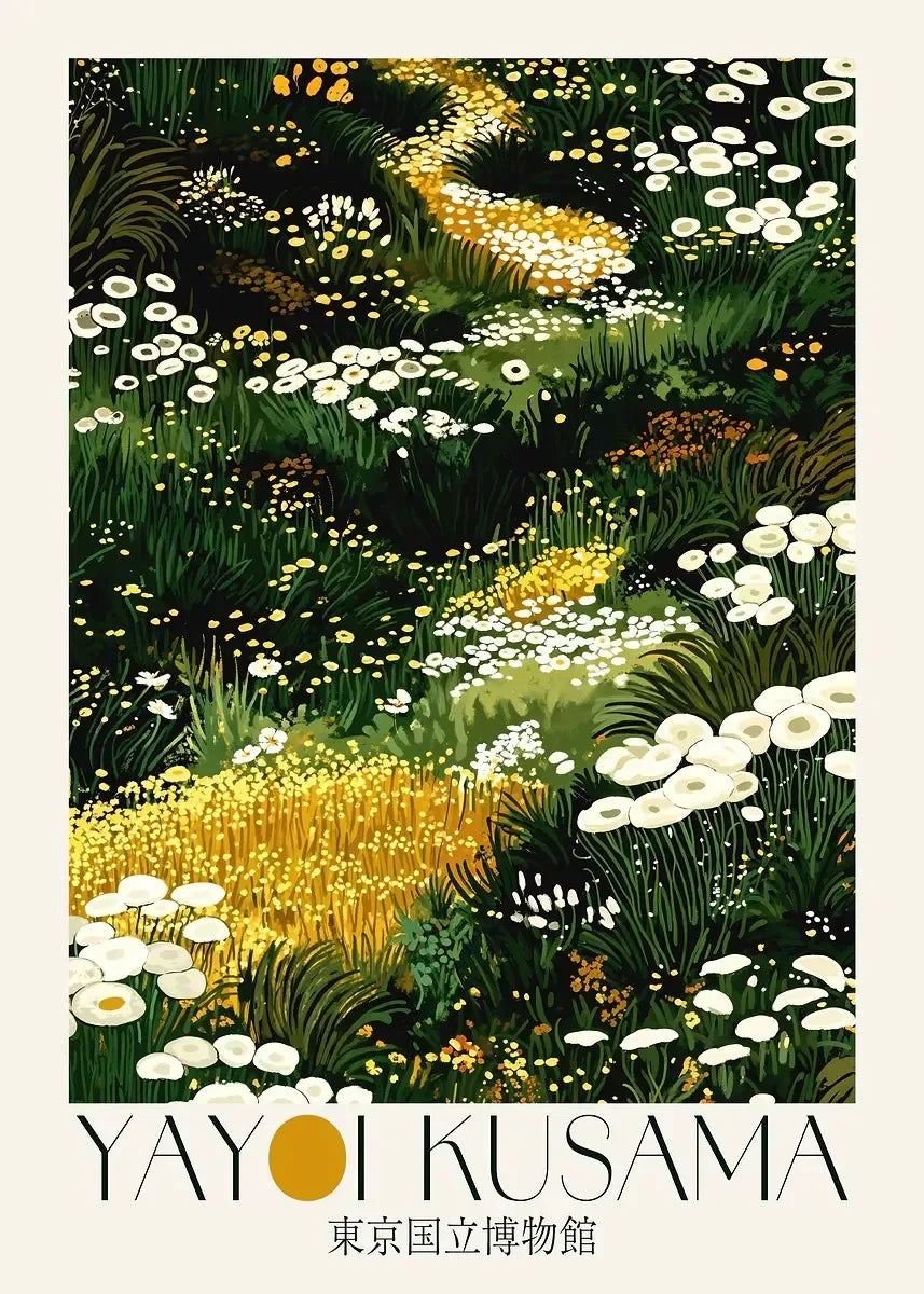 Yayoi Kusama Flower Field Forest