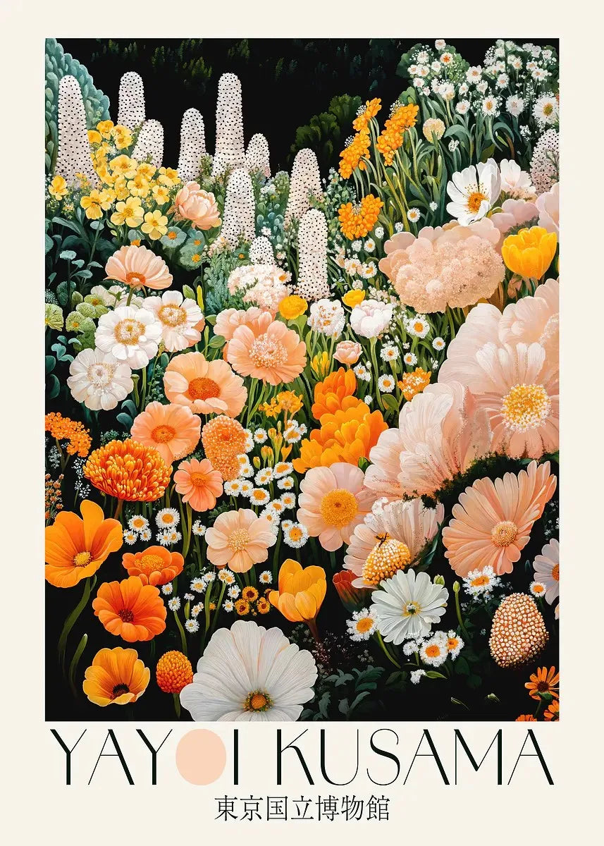 Yayoi Kusama Flower Field Forest