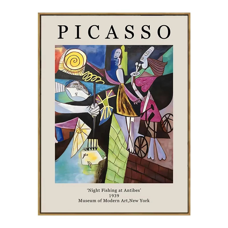 Retro Van Gogh Matisse Picasso Monet Posters Prints Vintage Decorative Paintings Canvas Wall Art Pictures Living Room Home Decor