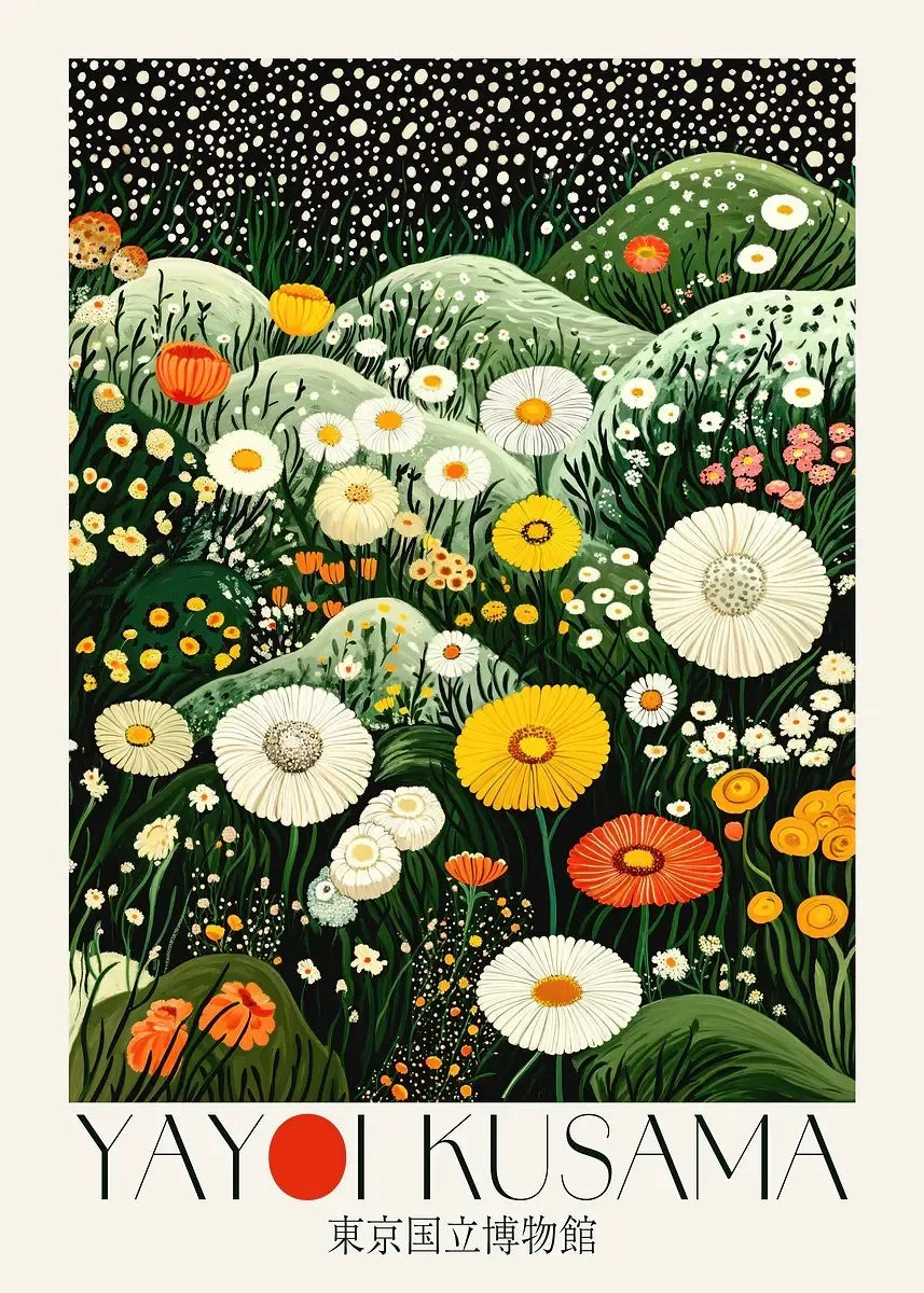 Yayoi Kusama Flower Field Forest
