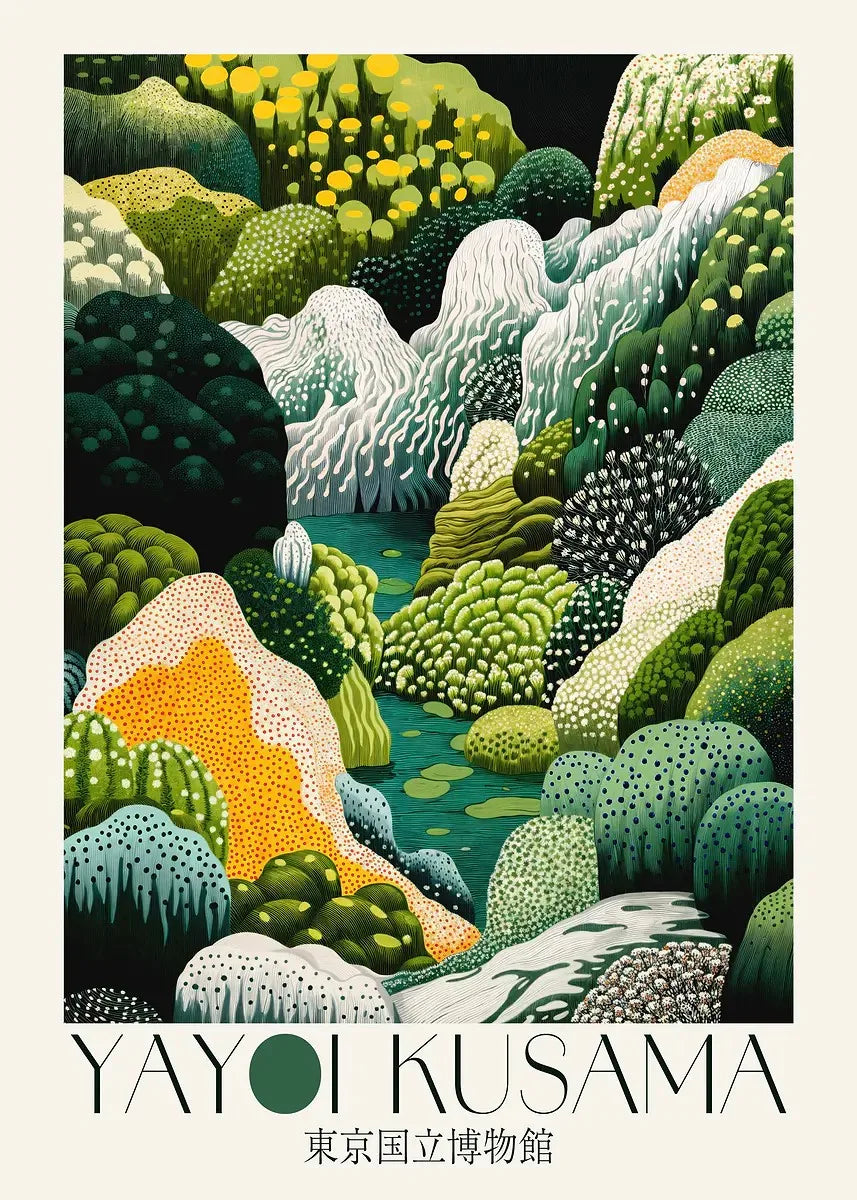 Yayoi Kusama Flower Field Forest