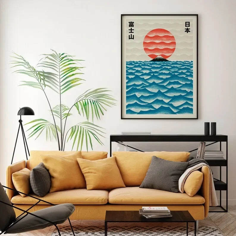 Sunrise Wave Mount Fuji Monster