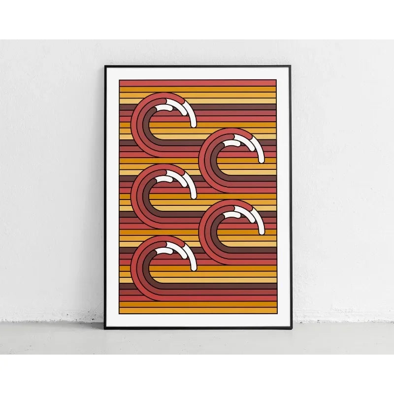 Sunrise Wave Mount Fuji Monster