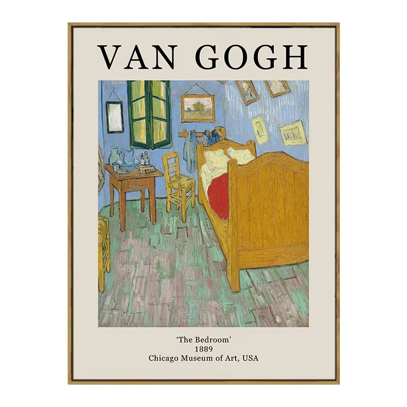 Retro Van Gogh Matisse Picasso Monet Posters Prints Vintage Decorative Paintings Canvas Wall Art Pictures Living Room Home Decor
