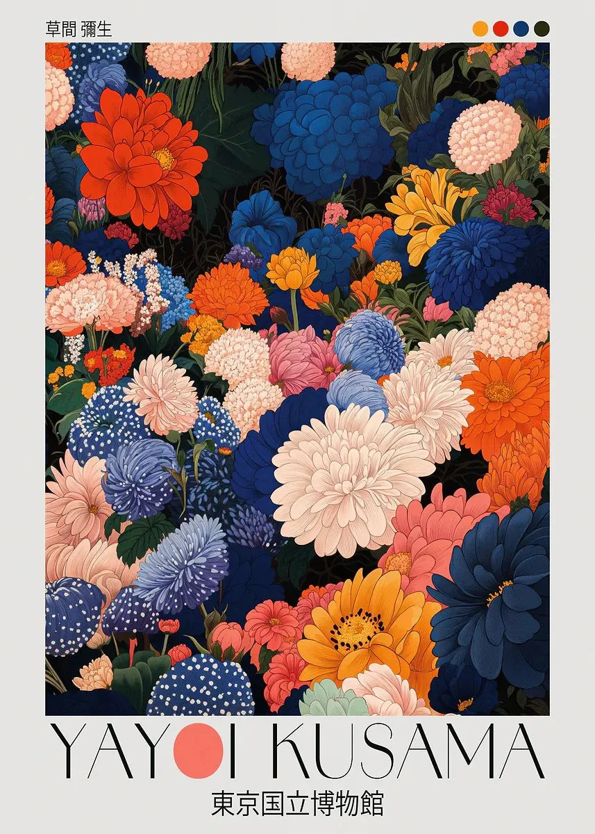 Yayoi Kusama Flower Field Forest