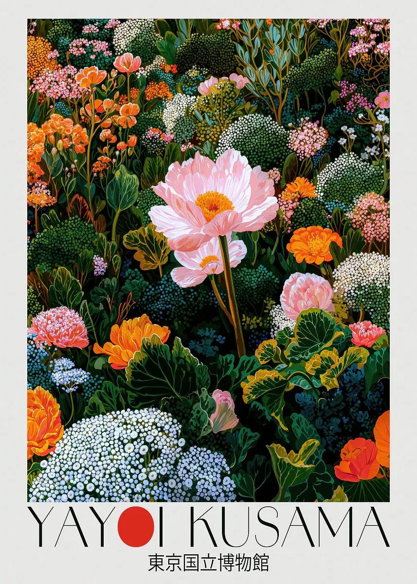 Yayoi Kusama Flower Field Forest