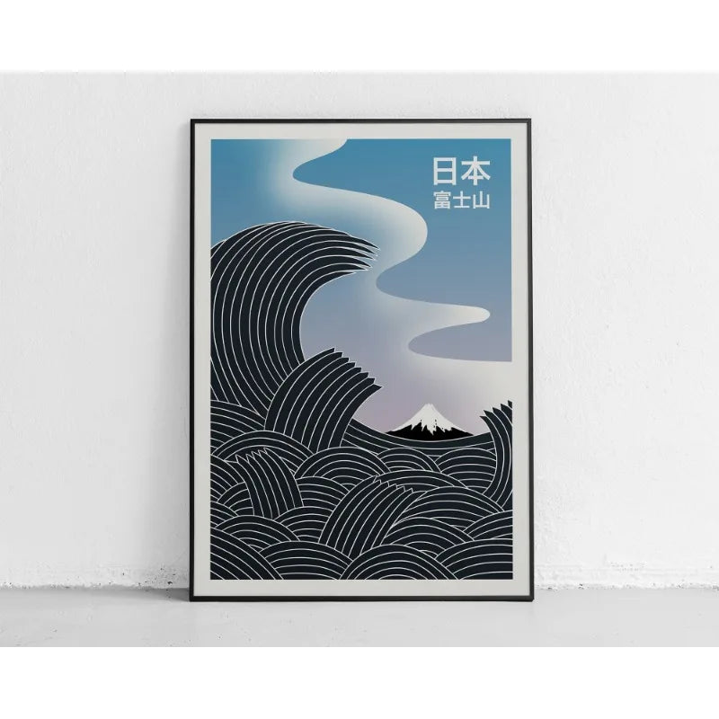 Sunrise Wave Mount Fuji Monster