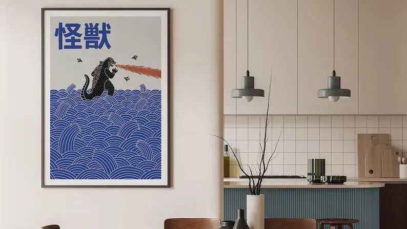 Sunrise Wave Mount Fuji Monster