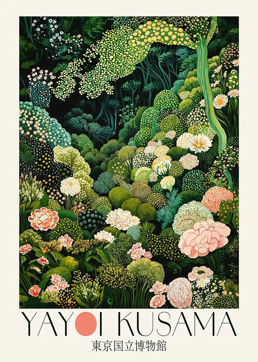 Yayoi Kusama Flower Field Forest