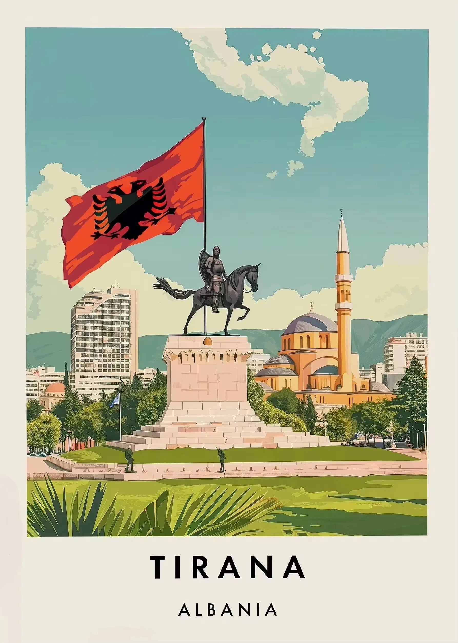 Classic Tourist City Edinburgh Rome Paris Milan Urban Architecture Tourism Poster Canvas Paintings Wall Art Pictures Home Decor