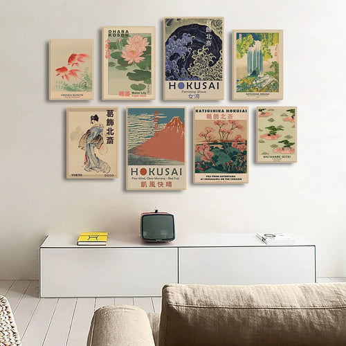 Hokusai Ohara Koson Ogata Korin Creations