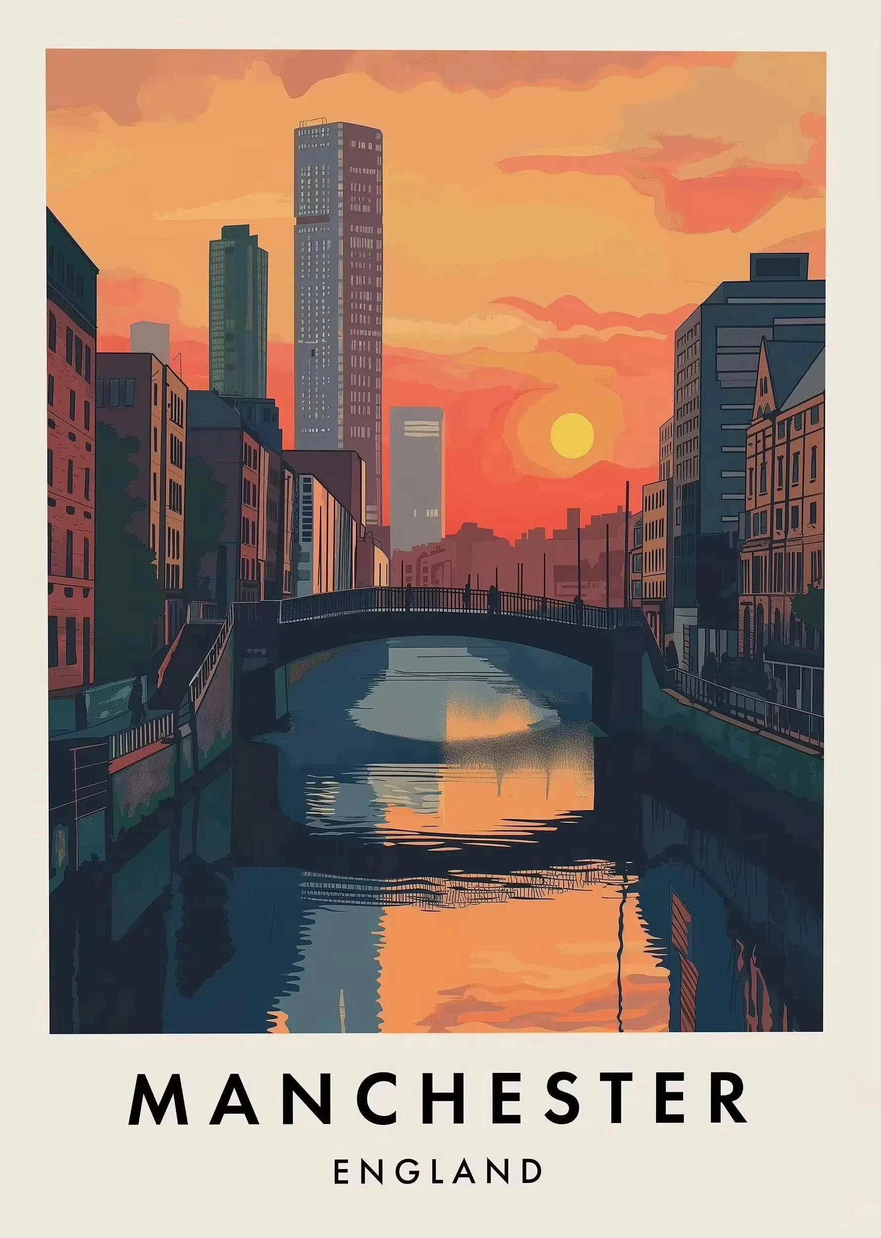 Classic Tourist City Edinburgh Rome Paris Milan Urban Architecture Tourism Poster Canvas Paintings Wall Art Pictures Home Decor