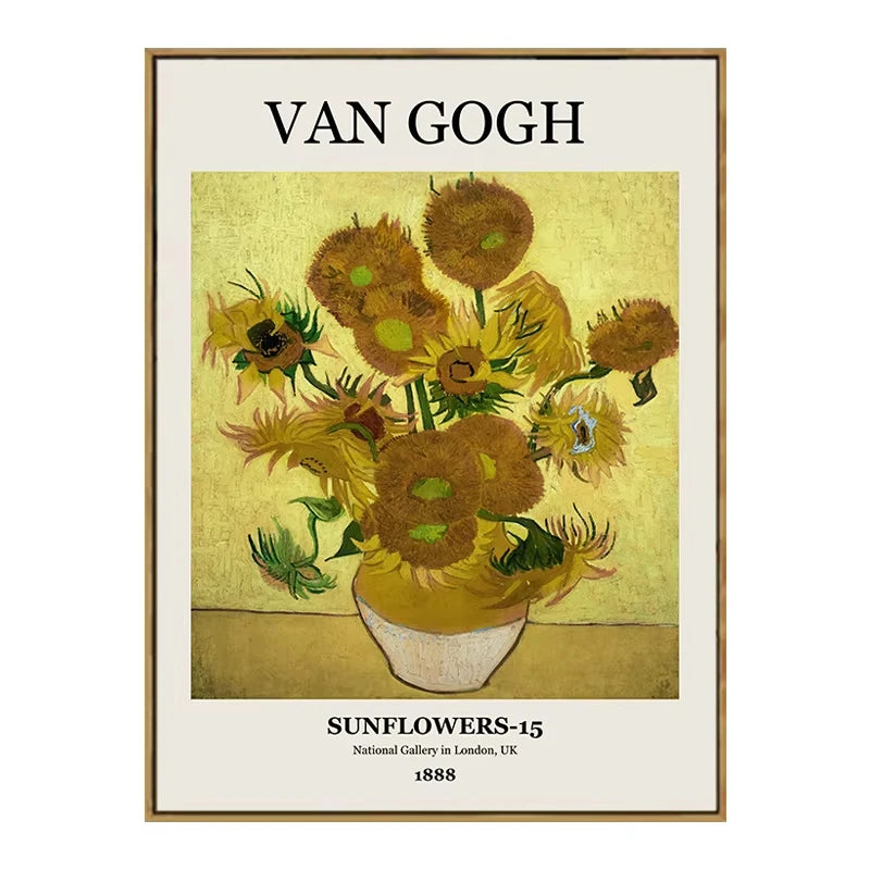 Retro Van Gogh Matisse Picasso Monet Posters Prints Vintage Decorative Paintings Canvas Wall Art Pictures Living Room Home Decor