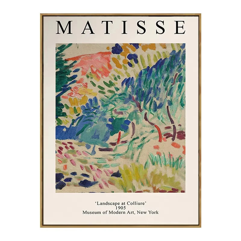 Retro Van Gogh Matisse Picasso Monet Posters Prints Vintage Decorative Paintings Canvas Wall Art Pictures Living Room Home Decor