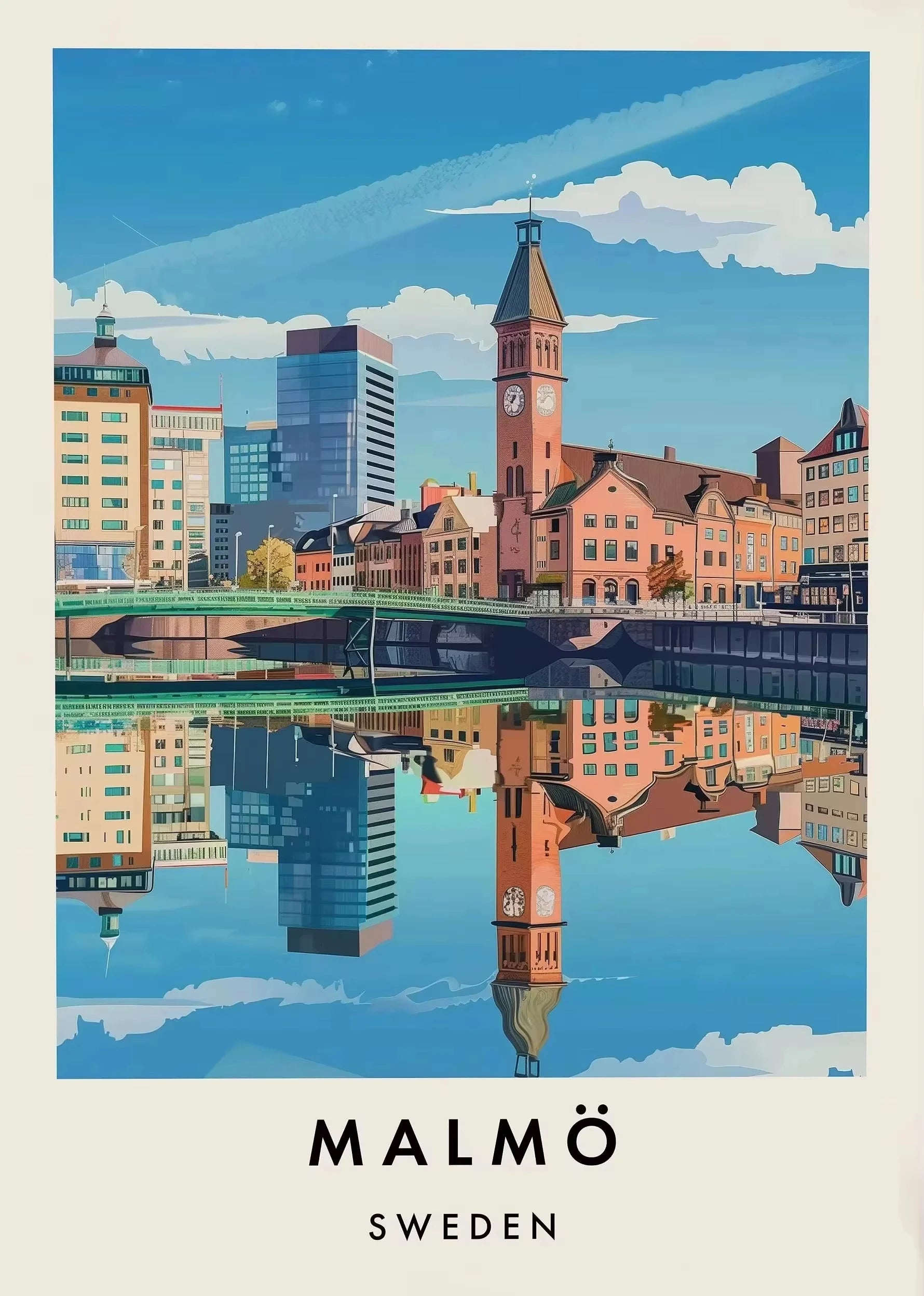 Classic Tourist City Edinburgh Rome Paris Milan Urban Architecture Tourism Poster Canvas Paintings Wall Art Pictures Home Decor