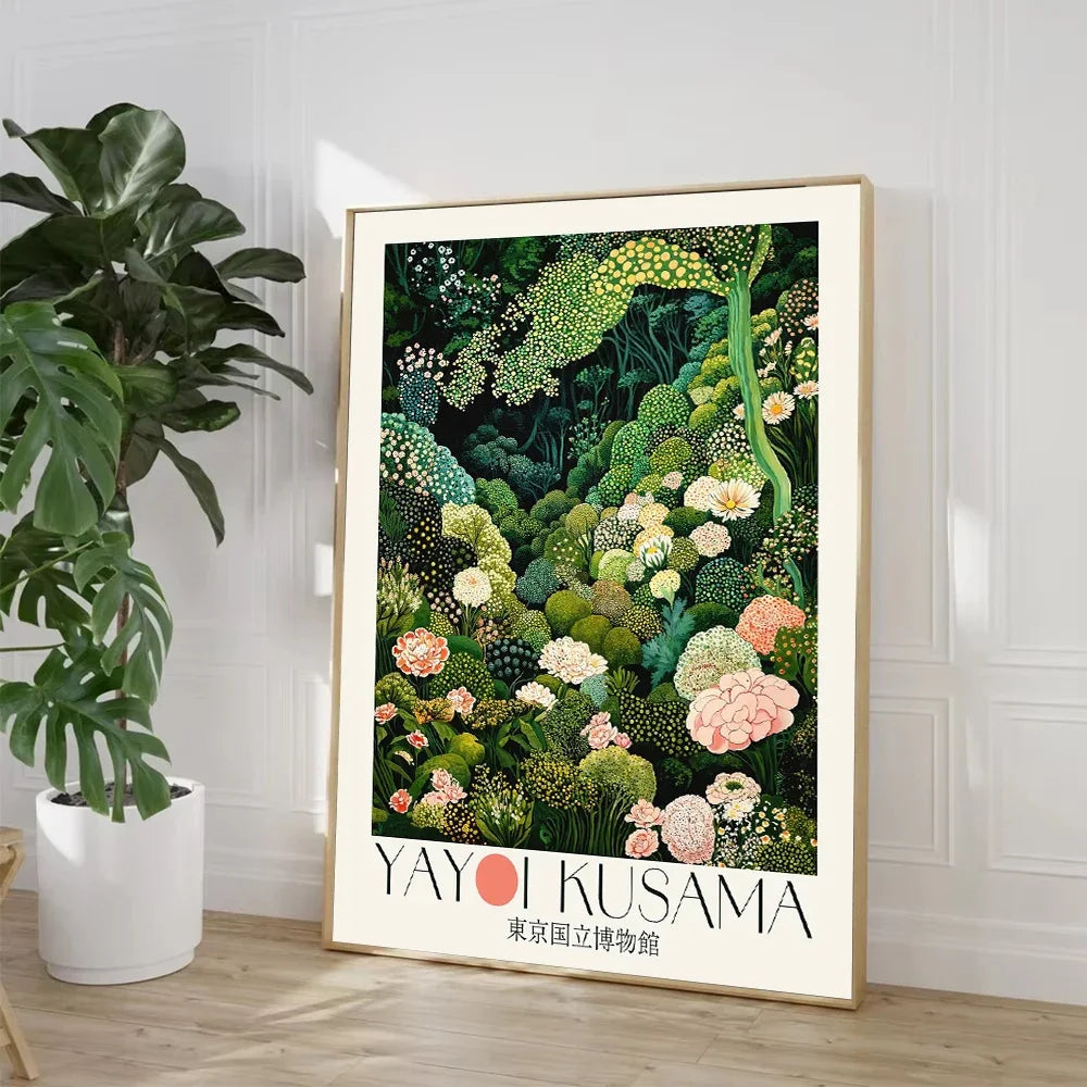 Yayoi Kusama Flower Field Forest