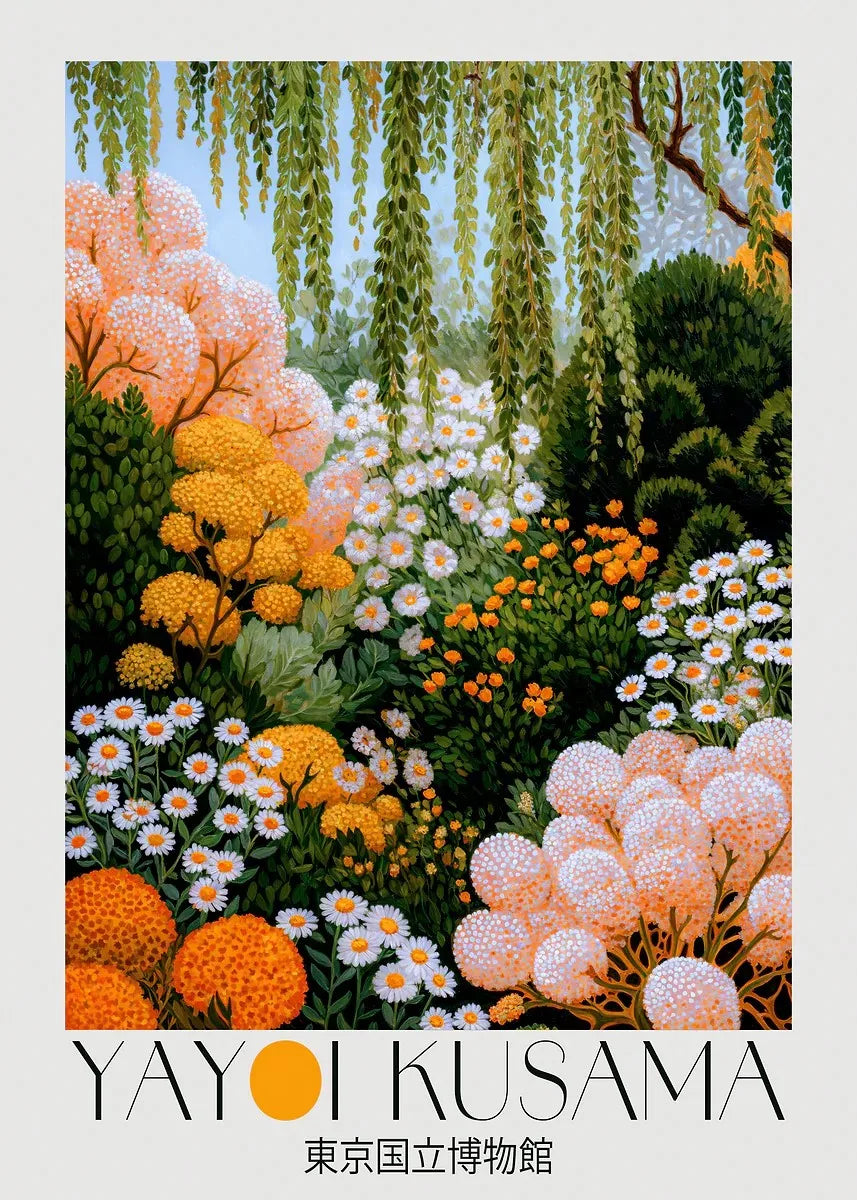 Yayoi Kusama Flower Field Forest